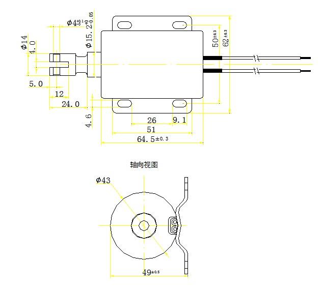 端子机圆管九游·官方版web站入口尺寸图